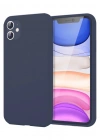 Newface iPhone 11 Kılıf First Silikon - Lacivert