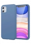 Newface iPhone 11 Kılıf First Silikon - Mavi