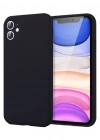 Newface iPhone 11 Kılıf First Silikon - Siyah