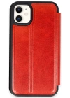 Newface iPhone 11 Kılıf Flip Cover - Kırmızı