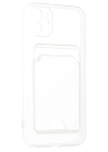Newface iPhone 11 Kılıf Kart Şeffaf Silikon - Şeffaf