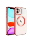 Newface iPhone 11 Kılıf Kross Magneticsafe Kapak - Kırmızı