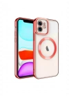 Newface iPhone 11 Kılıf Kross Magneticsafe Kapak - Kırmızı