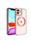 Newface iPhone 11 Kılıf Kross Magneticsafe Kapak - Kırmızı