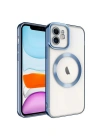 Newface iPhone 11 Kılıf Kross Magneticsafe Kapak - Sierra Blue