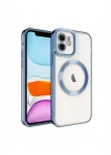 Newface iPhone 11 Kılıf Kross Magneticsafe Kapak - Sierra Blue