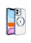 Newface iPhone 11 Kılıf Kross Magneticsafe Kapak - Sierra Blue