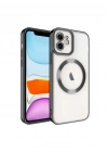 Newface iPhone 11 Kılıf Kross Magneticsafe Kapak - Siyah