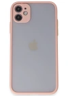Newface iPhone 11 Kılıf Montreal Silikon Kapak - Pembe