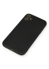 Newface iPhone 11 Kılıf Nano içi Kadife Silikon - Siyah