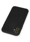 Newface iPhone 11 Kılıf Nano içi Kadife Silikon - Siyah