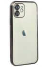 Newface iPhone 11 Kılıf Razer Lensli Silikon - Siyah