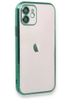 Newface iPhone 11 Kılıf Razer Lensli Silikon - Yeşil
