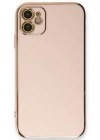 Newface iPhone 11 Kılıf Volet Silikon - Pembe