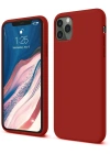 Newface iPhone 11 Pro Kılıf First Silikon - Bordo
