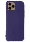 Newface iPhone 11 Pro Kılıf Nano içi Kadife Silikon - Mor