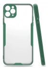 Newface iPhone 11 Pro Kılıf Platin Silikon - Yeşil