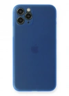 Newface iPhone 11 Pro Kılıf PP Ultra İnce Kapak - Mavi
