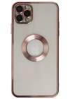 Newface iPhone 11 Pro Kılıf Slot Silikon - Rose Gold