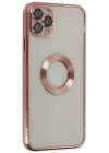 Newface iPhone 11 Pro Kılıf Slot Silikon - Rose Gold