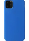 Newface iPhone 11 Pro Max Kılıf First Silikon - Mavi