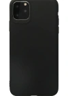 Newface iPhone 11 Pro Max Kılıf First Silikon - Siyah