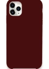 Newface iPhone 11 Pro Max Kılıf Lansman Legant Silikon - Bordo