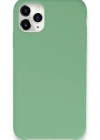 Newface iPhone 11 Pro Max Kılıf Lansman Legant Silikon - Yeşil
