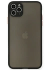 Newface iPhone 11 Pro Max Kılıf Montreal Silikon Kapak - Siyah