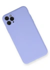 Newface iPhone 11 Pro Max Kılıf Nano içi Kadife Silikon - Lila