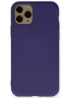 Newface iPhone 11 Pro Max Kılıf Nano içi Kadife Silikon - Mor