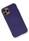 Newface iPhone 11 Pro Max Kılıf Nano içi Kadife Silikon - Mor