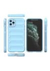 Newface iPhone 11 Pro Max Kılıf Optimum Silikon - Sky Blue