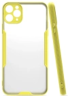 Newface iPhone 11 Pro Max Kılıf Platin Silikon - Sarı