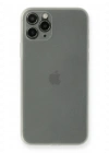 Newface iPhone 11 Pro Max Kılıf PP Ultra İnce Kapak - Beyaz