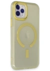 Newface iPhone 11 Pro Max Kılıf Troy Magsafe Kapak - Sarı