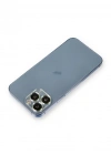 Newface iPhone 11 Pro Max Metal Kamera Lens Koruma Cam - Açık Yeşil