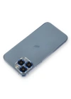 Newface iPhone 11 Pro Max Metal Kamera Lens Koruma Cam - Mavi
