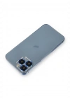 Newface iPhone 11 Pro Max Metal Kamera Lens Koruma Cam - Mavi