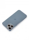 Newface iPhone 11 Pro Max Metal Kamera Lens Koruma Cam - Mor
