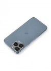 Newface iPhone 11 Pro Max Metal Kamera Lens Koruma Cam - Siyah