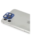 Newface iPhone 11 Pro Max Pers Alüminyum Kamera Lens - Lacivert