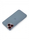 Newface iPhone 11 Pro Metal Kamera Lens Koruma Cam - Kırmızı