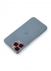 Newface iPhone 11 Pro Metal Kamera Lens Koruma Cam - Kırmızı