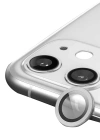 Newface iPhone 11 Raze Metal Kamera Lens - Gümüş