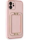Newface iPhone 12 Kılıf Coco Elit Kapak - Pembe