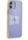 Newface iPhone 12 Kılıf Element Silikon - Gold