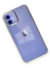 Newface iPhone 12 Kılıf Element Silikon - Gümüş