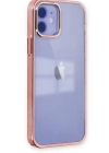 Newface iPhone 12 Kılıf Element Silikon - Pembe