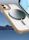 Newface iPhone 12 Kılıf Enka Magsafe Silikon Kılıf - Siyah